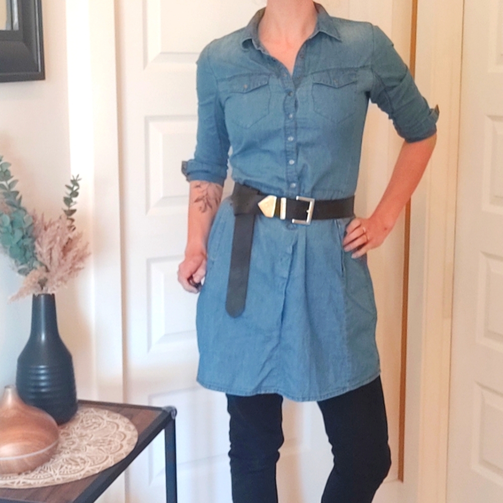 Denim tunic
